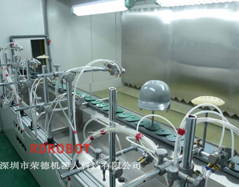 安全帽、頭盔自動(dòng)噴涂設(shè)備